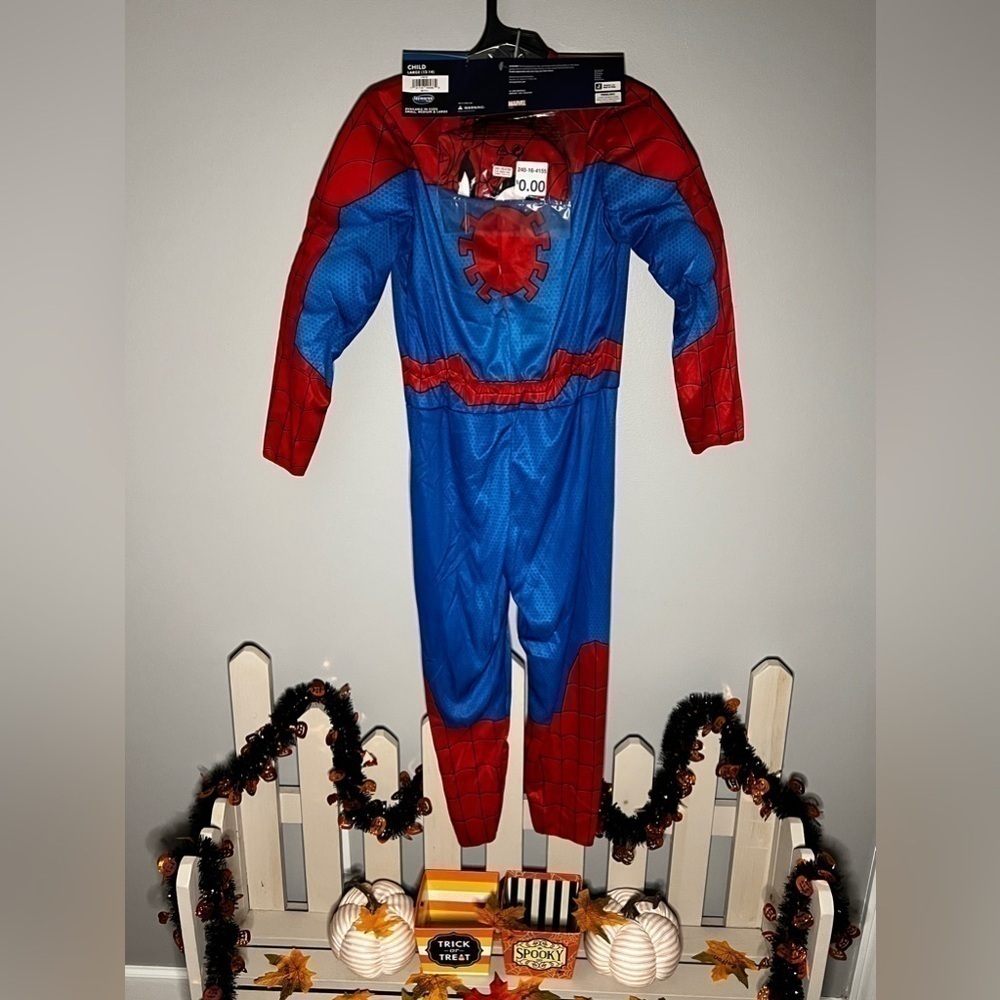 Kid’s Marvel Spider-Man Halloween Costume Size Large (12-14) - Picture 3 of 5